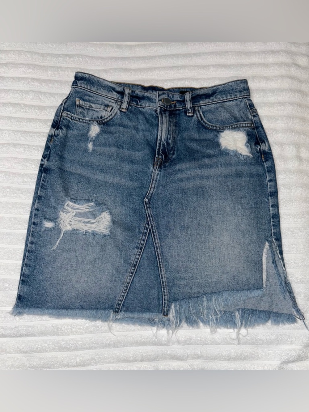 All Saints Denim Skirt